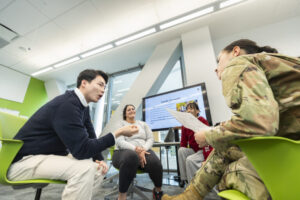 Leila Peterson's class at the Jimmy and Rosalynn Carter School for Peace and Conflict Resolution