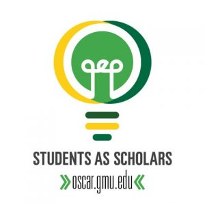 Students as Scholars logo with the web address oscar.gmu.edu underneath